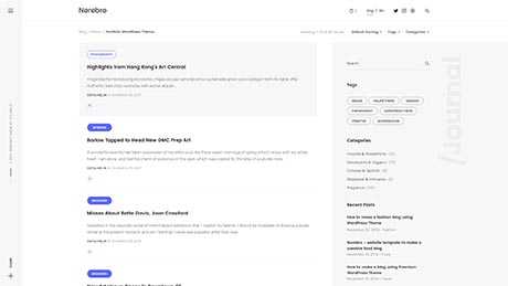 Blog Simple ― with Sidebar
